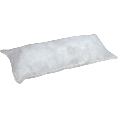 Sorbent Pillow, Oil Only, 18" L x 8" W, 25 gal. Absorbency/Pkg. Trail Hammer and Bolt
