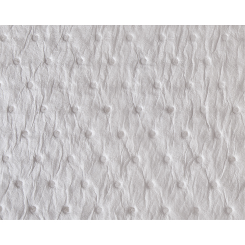 Premium Fine Fiber Sorbent Pads, Oil Only, 15" x 17", 25 gal. Absorbancy Trail Hammer and Bolt