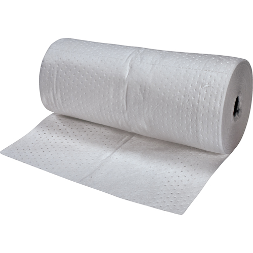 Feuilles absorbantes en fibres fines de premi&egrave;re qualit&eacute;, Poids moyen, 150' lo x 30" la, Absorption 40 gal. Trail Hammer and Bolt