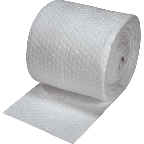 Feuilles absorbantes en fibres fines de premi&egrave;re qualit&eacute;, Poids moyen, 150' lo x 15" la, Absorption 20 gal. Trail Hammer and Bolt