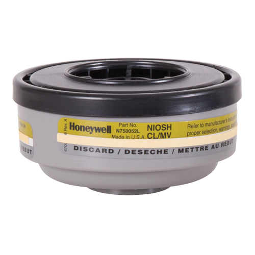 North&reg; N Series Respirator Cartridges, Gas/Vapour Cartridge, Mercury Vapour/Chlorine Gas Trail Hammer and Bolt