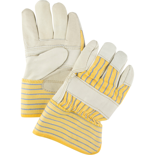 Gants d'ajusteur doubl&eacute;s pour l'hiver &agrave; chaleur sup&eacute;rieure, Grand, Paume en Cuir fleur de vache, Doublure en Thinsulate Trail Hammer and Bolt
