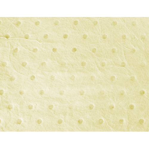 Industrial-Grade Fine Fibre Sorbent Pads, Hazmat, 15" x 17", 40 gal. Absorbancy Trail Hammer and Bolt