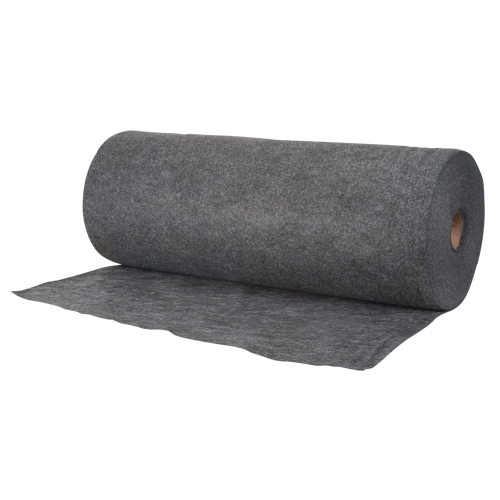 Rouleau absorbant industriel, 36" la x 100' lo, Lourd Trail Hammer and Bolt