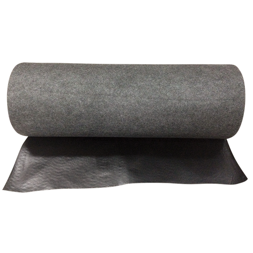 Poly-Backed Industrial Rug, 36" W x 50' L, Heavyweight Trail Hammer and Bolt