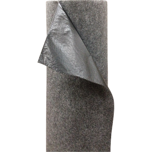 Poly-Backed Industrial Rug, 36" W x 50' L, Heavyweight Trail Hammer and Bolt