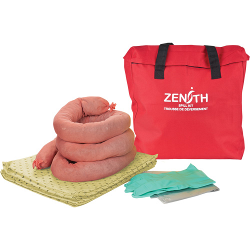 Spill Kit, Hazmat, Bag, 5 US gal. Absorbancy Trail Hammer and Bolt
