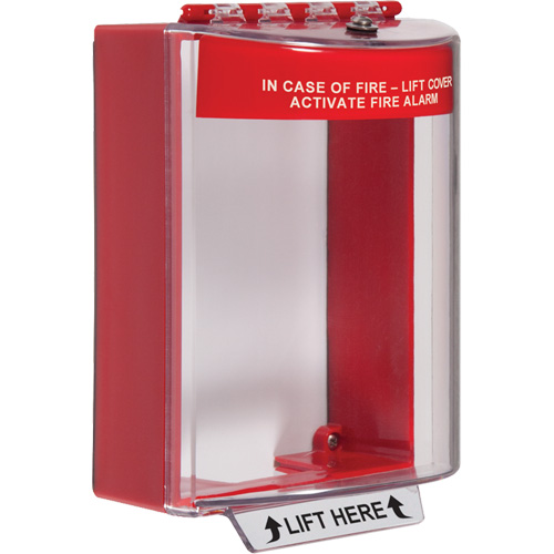 Universal Stopper&reg; Fire Alarm Covers, Surface Trail Hammer and Bolt