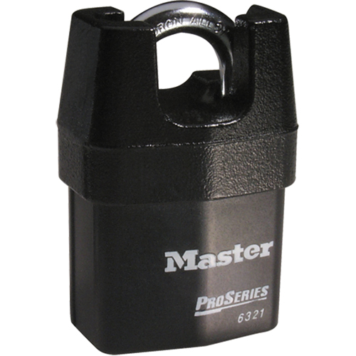 Cadenas prot&eacute;g&eacute; ProSeries, Noir, Cl&eacute;s diff&eacute;rentes, Acier lamin&eacute;, Largeur de 2-3/8" Trail Hammer and Bolt