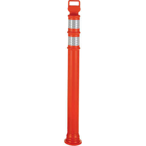 Poteaux d&eacute;lin&eacute;ateurs Ez-Grab, 42" h, Orange Trail Hammer and Bolt
