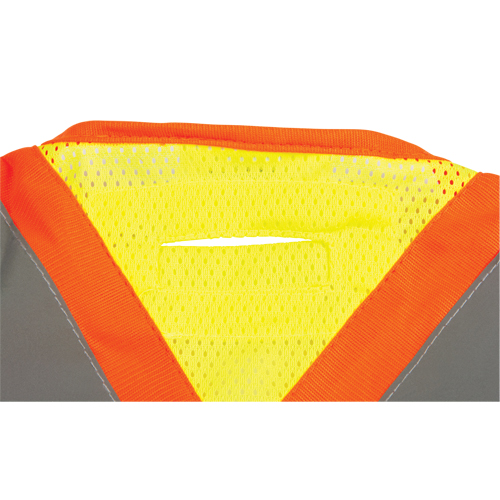 CSA Compliant High Visibility Surveyor Vest, High Visibility Lime-Yellow, Medium, Polyester Trail Hammer and Bolt