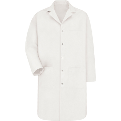Lab Coat, Poly-Cotton, Small, White Trail Hammer and Bolt