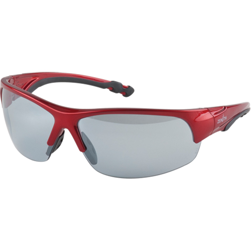 Lunettes de s&eacute;curit&eacute; s&eacute;rie Z1900, Lentille Miroir int&eacute;rieur/ext&eacute;rieur, Anti-&eacute;gratignures, R&eacute;pond ou surpasse la norme CSA Z94.3 Trail Hammer and Bolt
