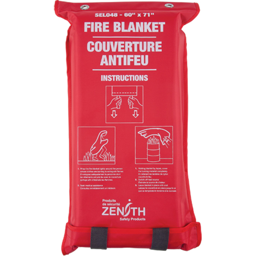 Couverture anti-feu, Fibre de verre, 60"la x 71"lo Trail Hammer and Bolt