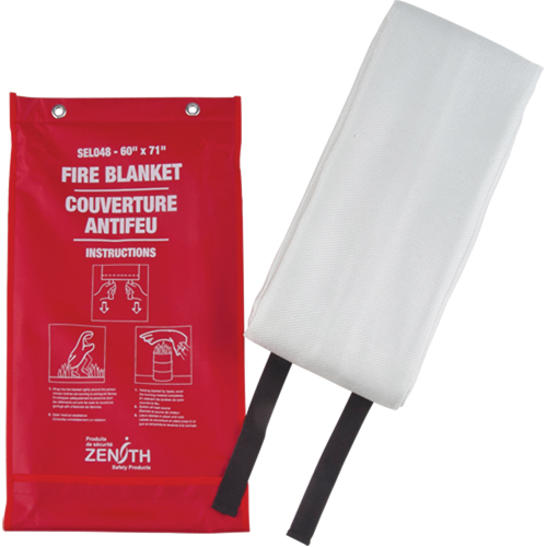 Couverture anti-feu, Fibre de verre, 60"la x 71"lo Trail Hammer and Bolt
