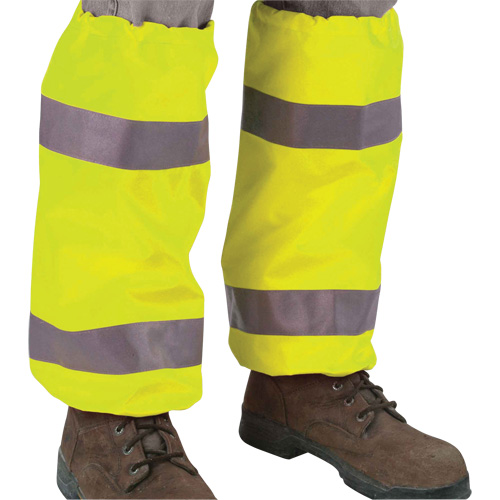 GloWear 8008 Class E High Visibility Leg Gaiters Trail Hammer and Bolt