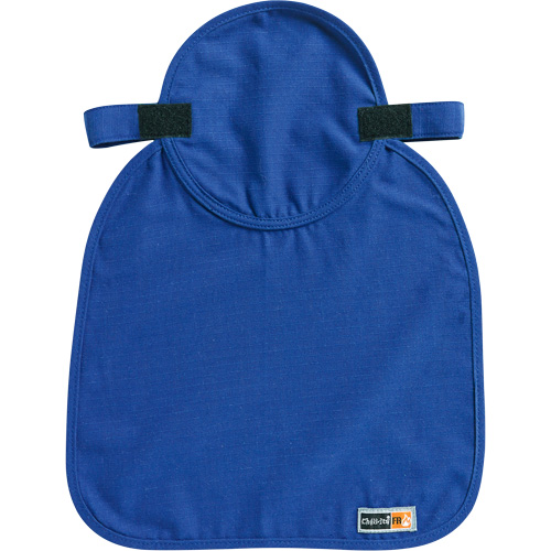 Tampon et voile pour le cou refroidissants et ignifug&eacute;s pour casque de s&eacute;curit&eacute; Chill-Its 6717FR, Bleu Trail Hammer and Bolt