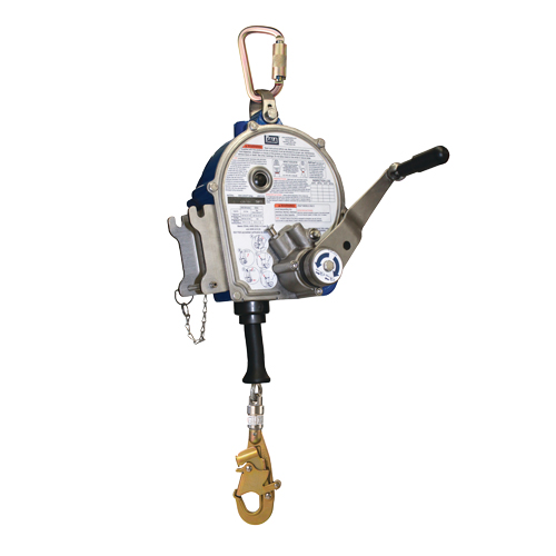 Sealed Self-Retracting Lifeline with Retrieval Winch Trail Hammer and Bolt