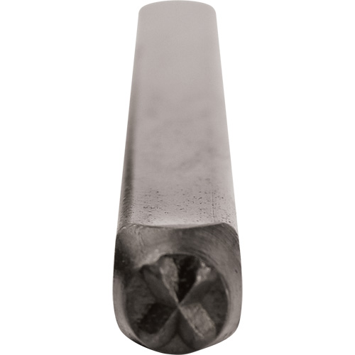 Individual Standard General Purpose Steel Hand Stamp Pieces, X, 3/32" Trail Hammer and Bolt