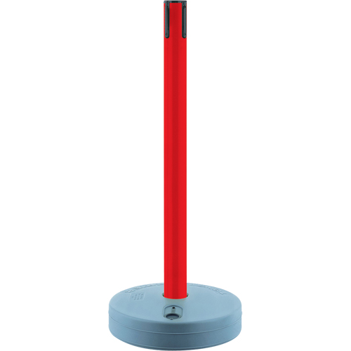 Tensabarrier ext&eacute;rieur - poteaux r&eacute;cepteurs, Hauteur de 37", Rouge Trail Hammer and Bolt