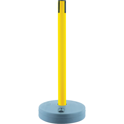 Tensabarrier ext&eacute;rieur - poteaux r&eacute;cepteurs, Hauteur de 37", Jaune Trail Hammer and Bolt