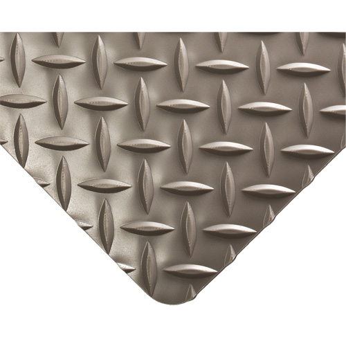 Tapis no 385, Couloir, 2' x 75' x 3/16", Gris Trail Hammer and Bolt
