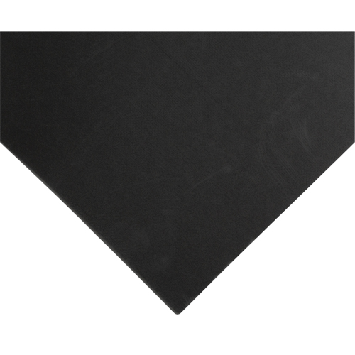 Tapis conducteur d'&eacute;lectricit&eacute; no 785, 3' la x 10' lo x 3/32" &eacute;p, PVC, Lisse, Noir Trail Hammer and Bolt
