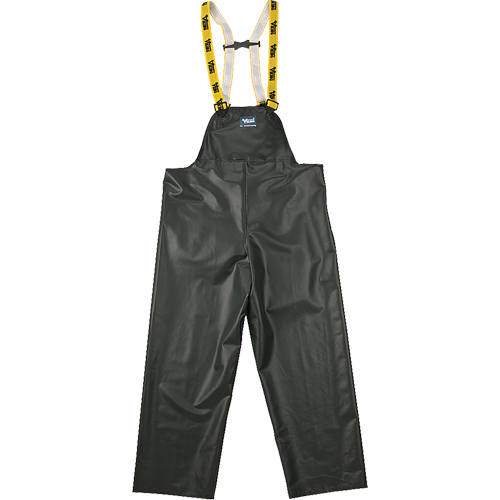Pantalon de pluie &agrave; bavette Journeyman r&eacute;sistant aux produits chimiques, 3T-Grand, Vert, Polyester/PVC Trail Hammer and Bolt