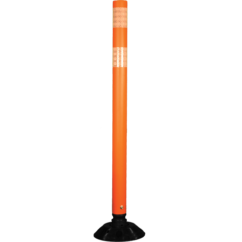 D&eacute;lin&eacute;ateur r&eacute;sistant aux impacts, 48" h, Orange Trail Hammer and Bolt