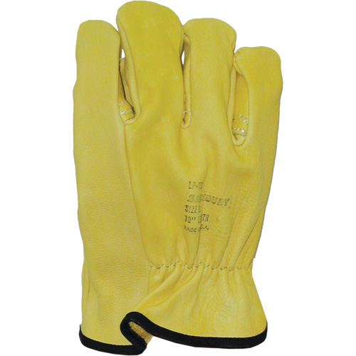 Salisbury  Leather Protector Gloves, Size 11, 10" L Trail Hammer and Bolt