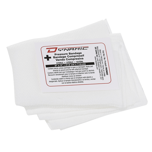 Dynamic Compress Bandage, 3" L x 3" W Trail Hammer and Bolt