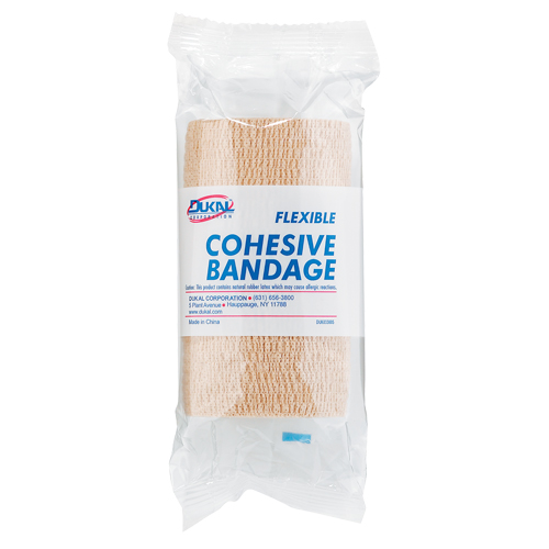 Dukal Bandage, Cut to Size L x 4" W, Class 1, Self-Adherent Trail Hammer and Bolt