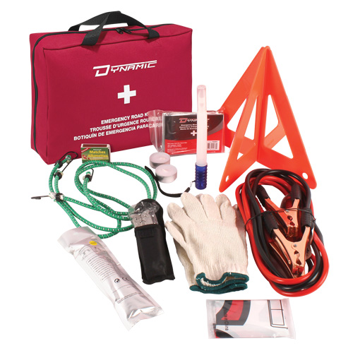 Dynamic S.O.S. Emergency Road Side Kit, Class 1 Medical Device, Nylon Bag Trail Hammer and Bolt