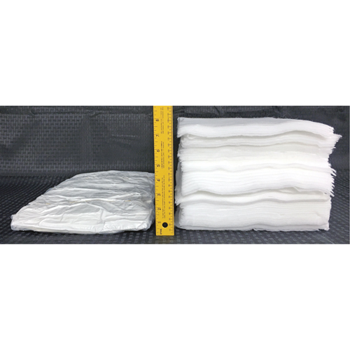 Spilltration Oil Shammy Towels, Oil Only, 16" x 10", 29 gal. Absorbancy Trail Hammer and Bolt