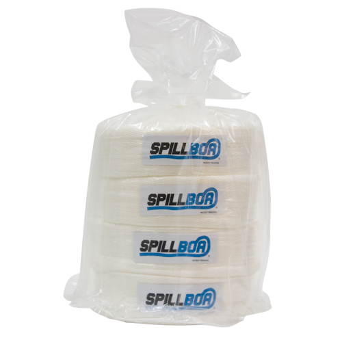 Balle SpillBoa, Huile seulement, 25' lo x 5" la, Absorption 28 gal., 4 /pqt Trail Hammer and Bolt