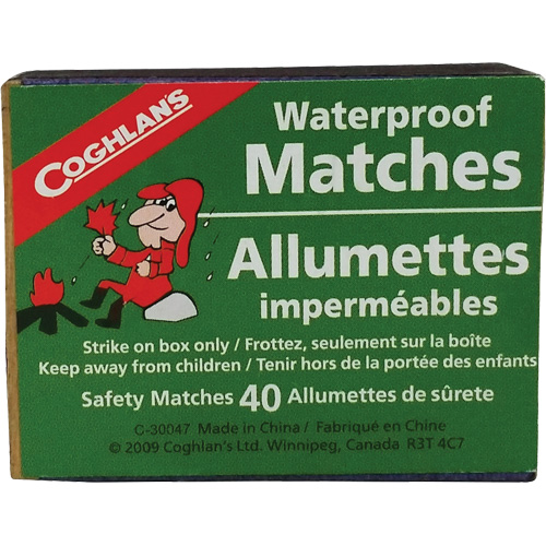Dynamic Waterproof Matches Trail Hammer and Bolt