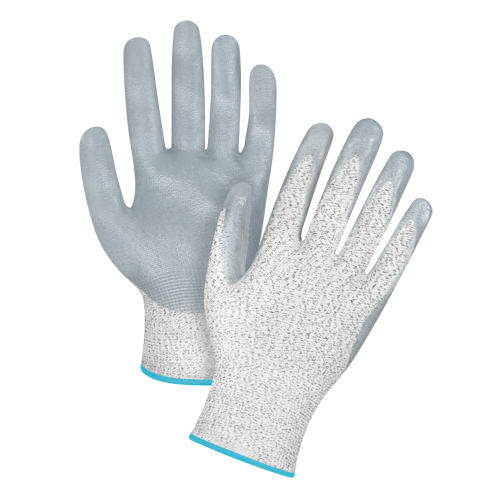 Gants haute performance r&eacute;sistants &agrave; la coupe, Taille T-Grand/10, Calibre 13, Rev&ecirc;tement Nitrile, Enveloppe en PEHP, ANSI/ISEA 105 niveau 4/EN 388 niveau 5 Trail Hammer and Bolt