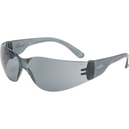 Z600 Series Safety Glasses, Grey/Smoke Lens, Anti-Scratch, ANSI Z87+/Meets/Exceeds CSA Z94.3 Trail Hammer and Bolt