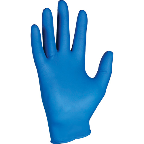 Gants pour usage g&eacute;n&eacute;ral KleenGuard G10, 6/T-petit, Nitrile, 2,4 mils, Sans poudre, Bleu Trail Hammer and Bolt