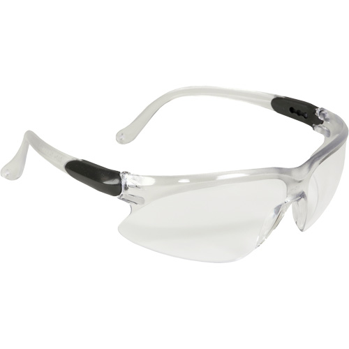 Lunettes de s&eacute;curit&eacute; &eacute;conomiques Visio de KleenGuard, Lentille Transparent, Anti-&eacute;gratignures, ANSI Z87+/R&eacute;pond ou surpasse la norme CSA Z94.3 Trail Hammer and Bolt
