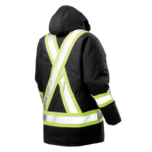 Parka de s&eacute;curit&eacute;, Noir, Grand Trail Hammer and Bolt