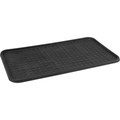 Boot Tray, Plastic, Black, 25" L x 14" W Trail Hammer and Bolt