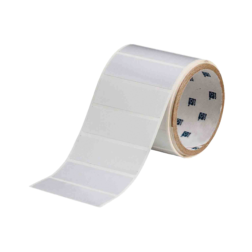 ToughBond&reg; Thermal Transfer Printable Labels, Polyester, 3" L x 1" H, White Trail Hammer and Bolt