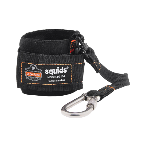 Squids&reg; 3114 Pull-On Wrist Lanyard with Carabiner Trail Hammer and Bolt