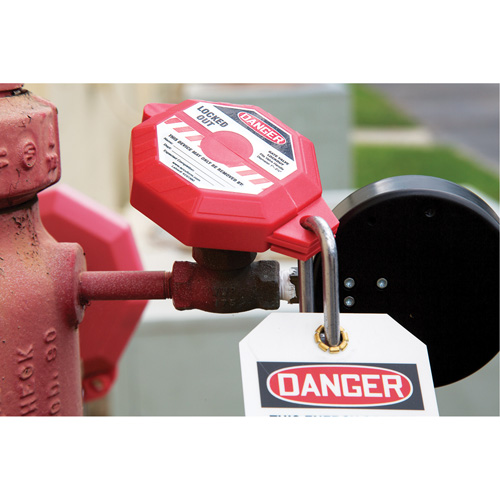 Stopout&reg; Valve Handle Lockout, Gate Type Trail Hammer and Bolt