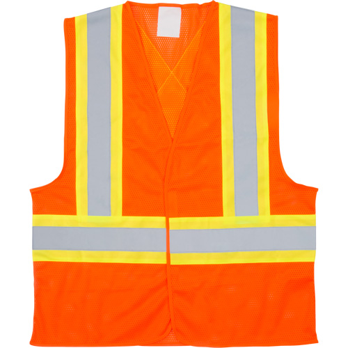 Veste de s&eacute;curit&eacute; pour la circulation, Orange haute visibilit&eacute;, Moyen, Polyester Trail Hammer and Bolt