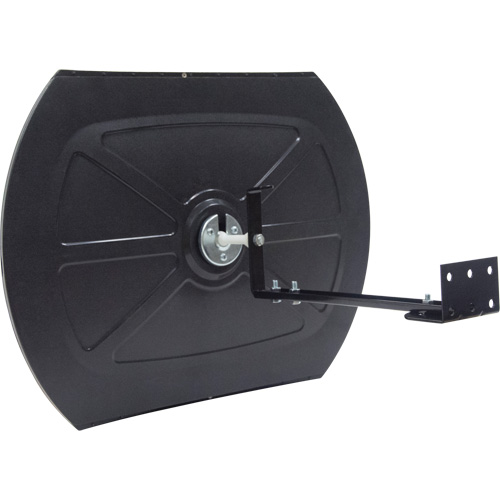 Roundtangular Convex Mirror with Bracket, 24" H x 36" W, Indoor/Outdoor Trail Hammer and Bolt