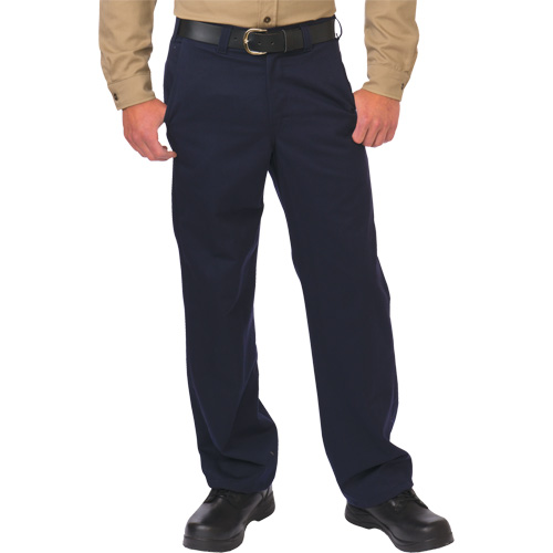 Arc Flash Work Pant, 28, x 28, Navy Blue, 12.4 cal/cm2 Trail Hammer and Bolt