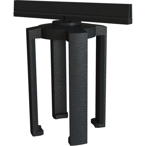 Support pour panneau d'affichage pour le syst&egrave;me de barri&egrave;re PLUS, Noir Trail Hammer and Bolt