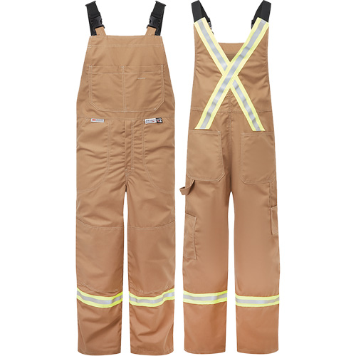 Avenger 12 oz. Bib Pants, Medium (Tall), Caramel Duck Trail Hammer and Bolt